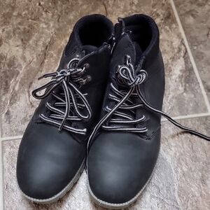 Deer Stags Black Kids Dress Shoes